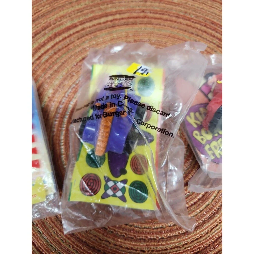 Burger King Kids Meal Toys Lot Of 3 Assorted 1990s New Sealed